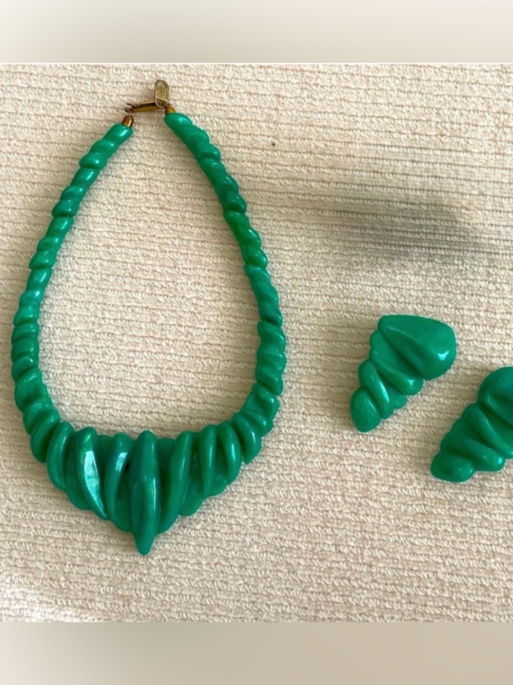 Chunky Necklace And Earrings Set